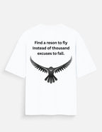 Eagle printed-white