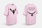Eagle printed-Light baby pink