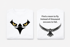 Eagle printed-white