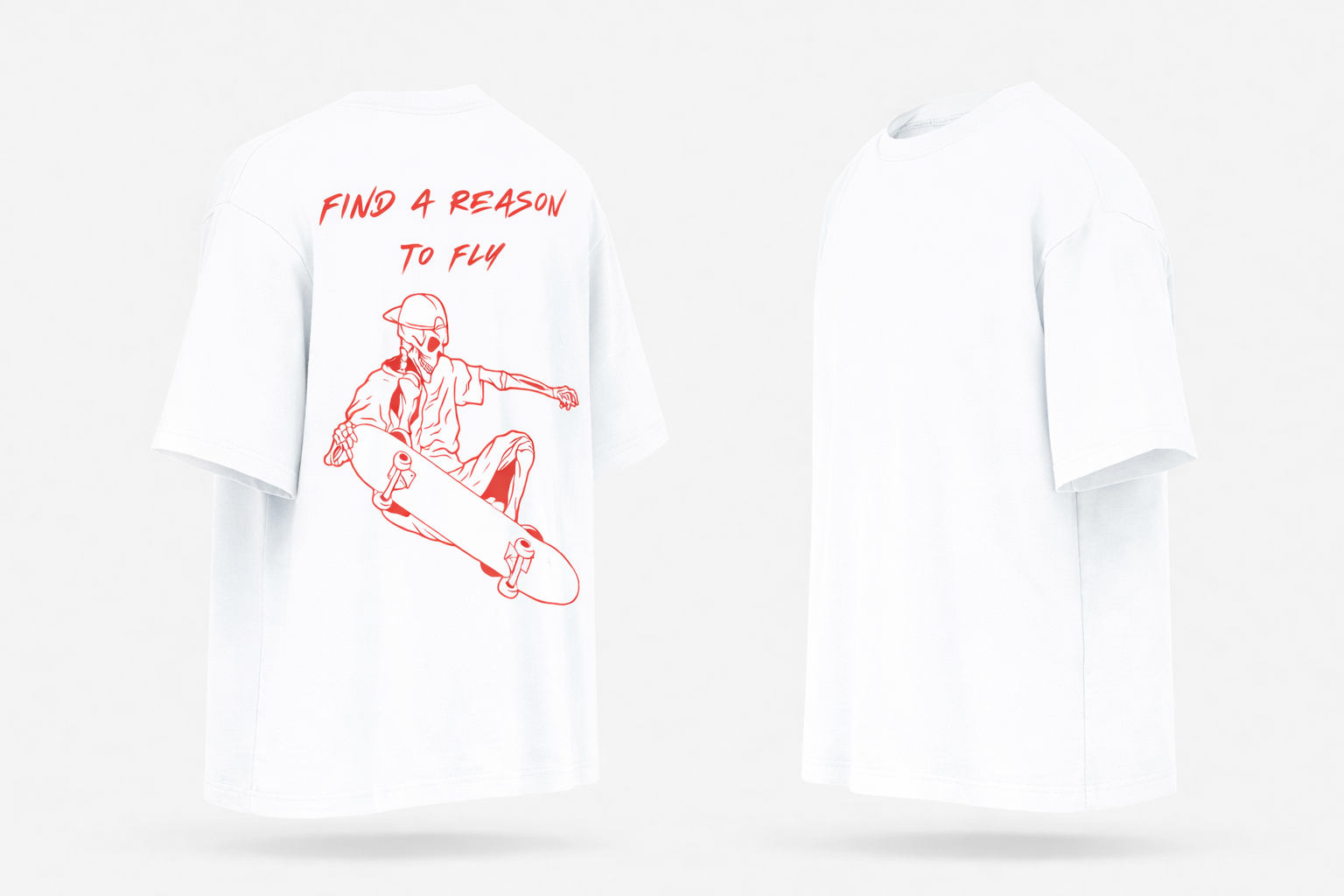 Skeleton T-Shirt white
