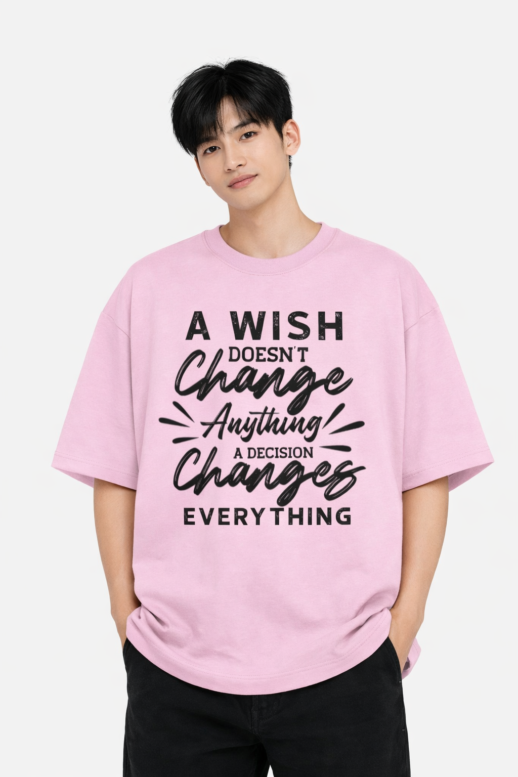 T-Shirt Light Baby Pink