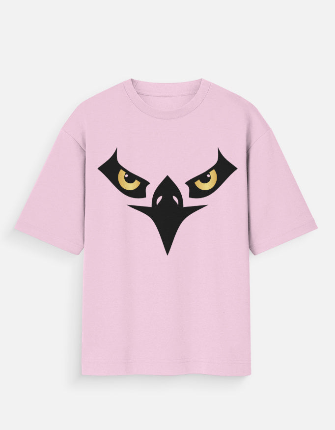 Eagle printed-Light baby pink